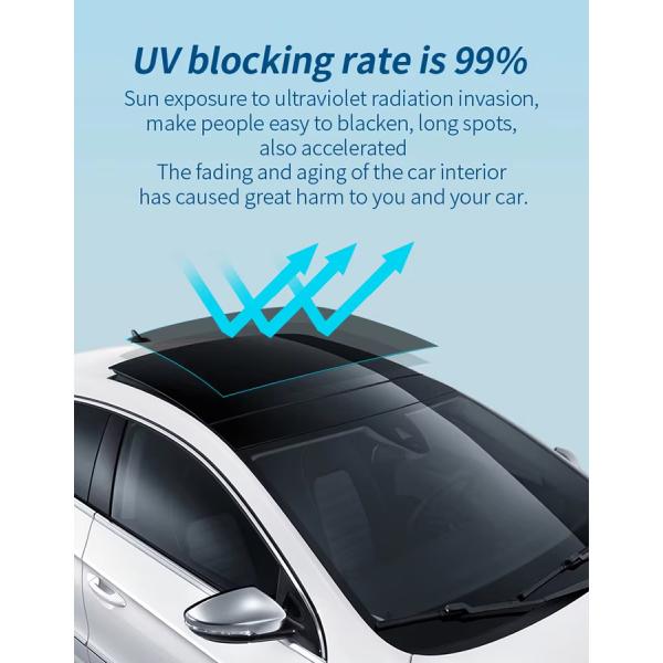 Explosion Proof Sunroof Heat Insulation Film Car Ice Armor Anti UV Sunlight Skylight