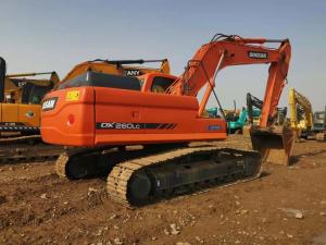 o crescimento DX260 de 6245mm usou a cubeta da máquina escavadora 1.27m3 de