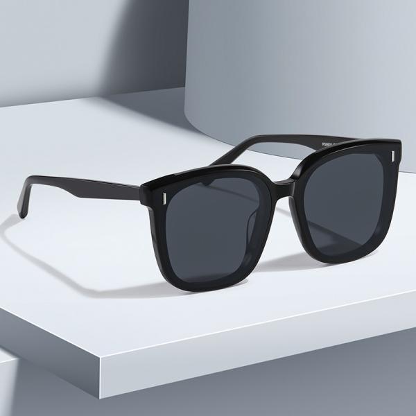 Proteção UV400 feito a mão unisex polarizada feita sob encomenda dos óculos de sol do acetato