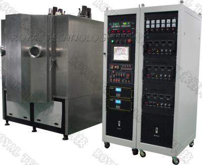 Equipamento de vidro do revestimento do ouro, máquina de revestimentos decorativa do arco-íris dos produtos vidreiros PVD, multi equipamento do revestimento do arco