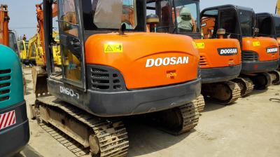 Mini used doosan dh60-7 dh55-v crawler excavator for sale