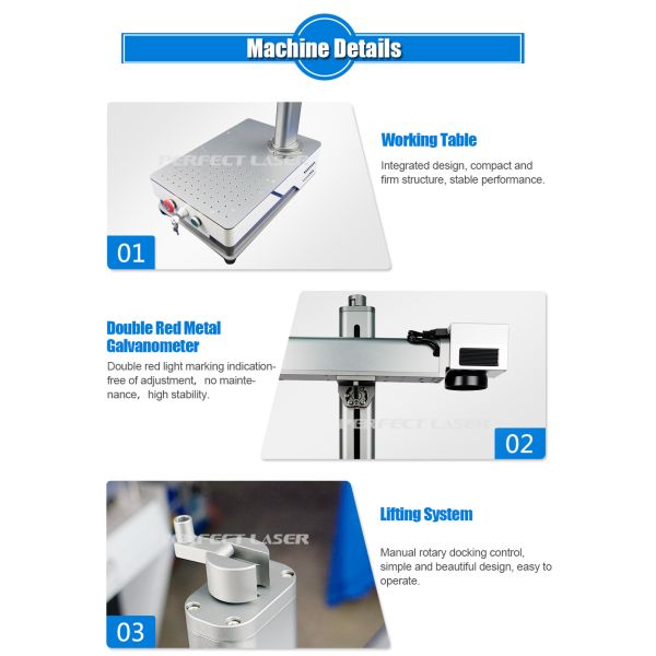 20W Compact Desktop Mini Laser Engraving Machine for Precise Metal Stainless Steel Electronics Marking