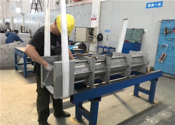 0.36-6 KW Industrial Screw Press , Wastewater Screw Press Customized Condition New