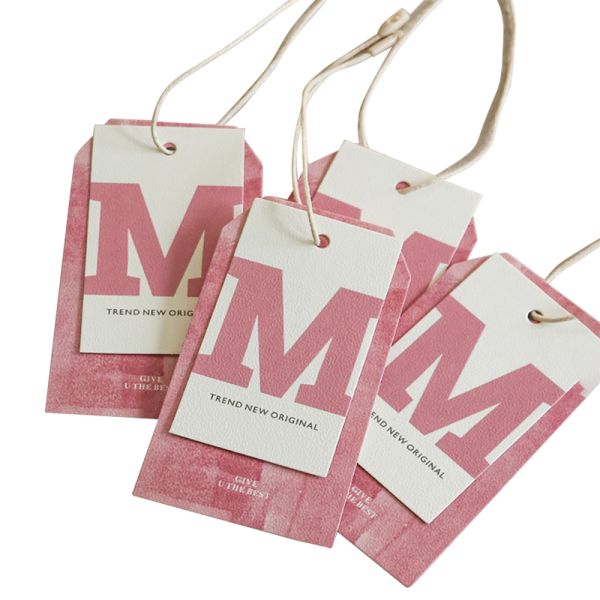 Luxury Garment Swing Tags Custom Plastic Hang Tags For Clothing