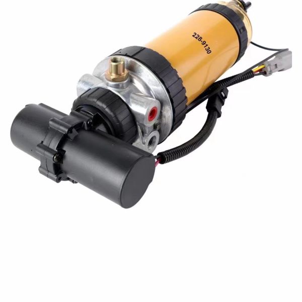 228-9130  Fuel Filter Assembly 228-9130 P551433 34470 35332 With Electronic Pump For CAT Excavator Fuel Water Separator