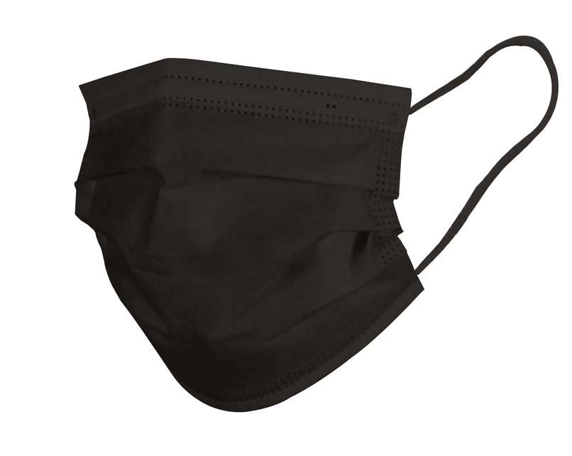 Черная ткань 30GSM Meltblown Nonwoven для черных лицевых щитков гермошлема N95 KF94