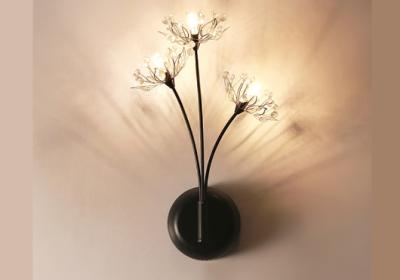 Flower Crystal Led Wall Decorative Lights Lights 240V Good Chromaticity