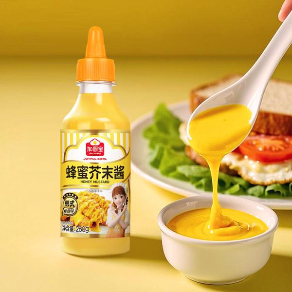 Korean Honey Mustard Home squeeze bottle Sushi fried chicken Sauce Mustard shrimp ball sauce Burger sandwich sauce