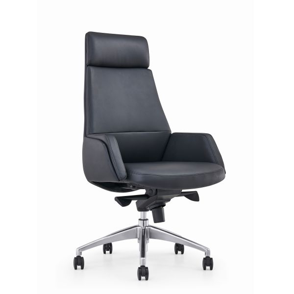 Modern Boss Aluminium Base PU Office Chair For Tall Big Person
