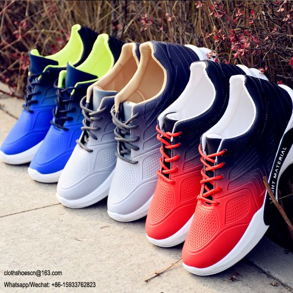 2018 New Design Hot Selling Men Shoes Sports 3D Cloth Shoes With Lace