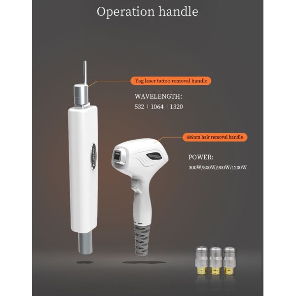 Multifunctional Portable Diode Laser Hair Removal Machine 1064nm 532nm 755nm