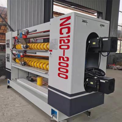 1800 Model Double NC Cutter Corrugated Cardboard Production Line