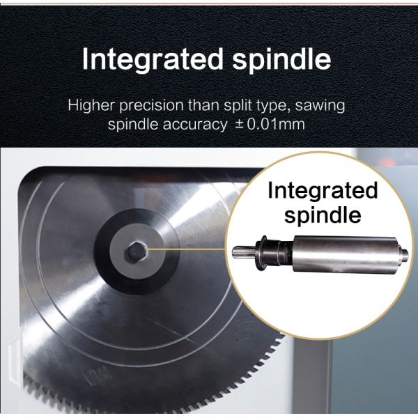 Cedar XS-505AL Automatic Pneumatic Aluminium Cutting Machine Saw High Precision Circular Saw Manual Blade Tension Core Motor
