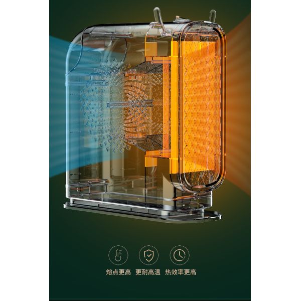 Installation PORTABLE Winter Indoor 500W Mini Desktop Retro Electric Heater Household