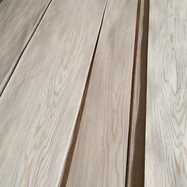 Белый дубовый деревянный напольный фанера 0,6 - 2,0 мм натуральная мебель стул столовая кожа
