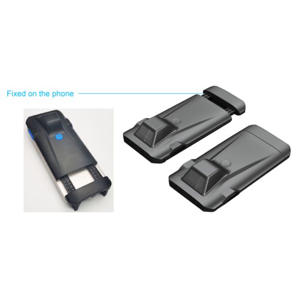 Escaneador de códigos de barras portátil 1D/2D sem fio para telefones celulares Capacidade de escaneamento rápido