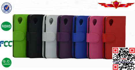 Hot Selling Book PU Flip Leather Cover Case For LG Nexus5 100% Quality Guaranteed