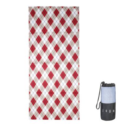 A sublimação personalizada longa extra de Digitas de toalha de praia de Microfiber imprimiu