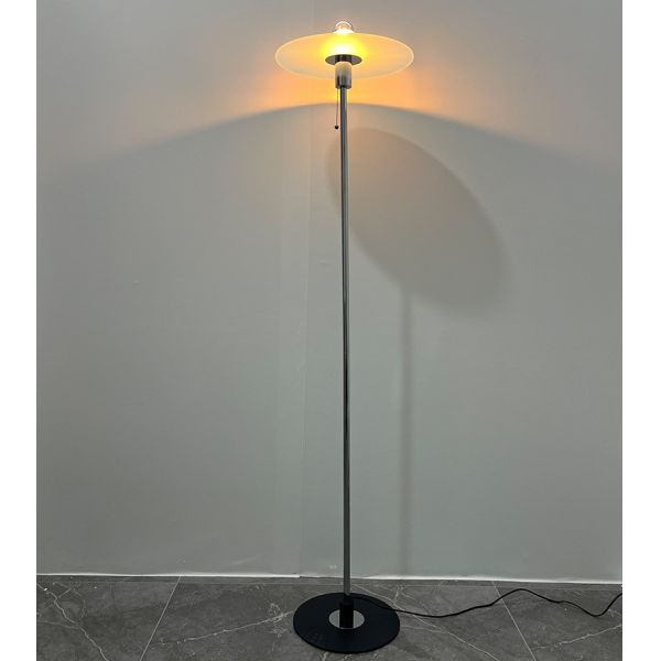 Скандинавская простая светодиодная металлическая напольная лампа современная спальня гостиная гостиница стеклянная лампа