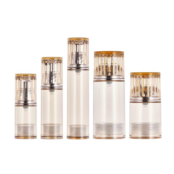 15ml 30ml 50ml Airless Bottle Series AS PP Plastic Bottles Frosted Airless Pump Bottle Cosmetic Packaging OEM/ODM Acceptable