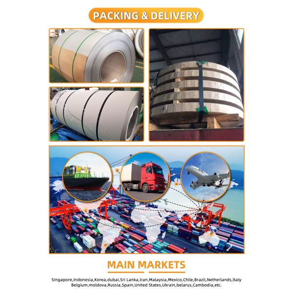 201 316L 430 304 Cold Rolled Stainless Steel Coil Sheet 1.0mm Thick Half Hard