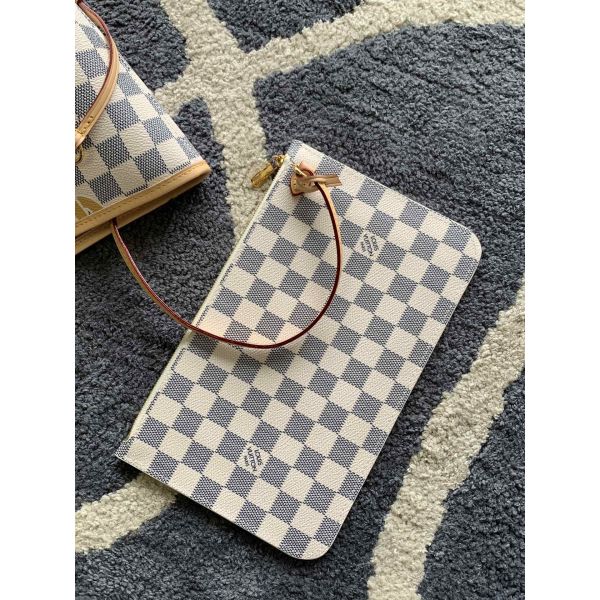 Таити ограничивал изготовленные на заказ заклеймленные сумки Checkered Louis Vuitton Neverfull MM
