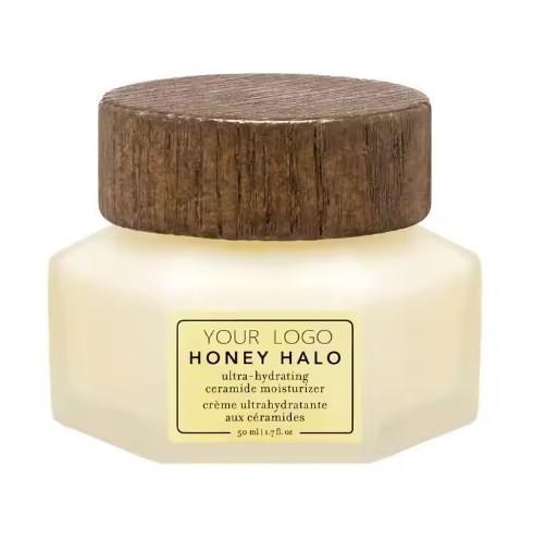 OEM / ODM Ultra-Hydrating Face Cream Antioxidant Ceramide Honey Dry Skin Private Label Long-Lasting Moisturizing Organic