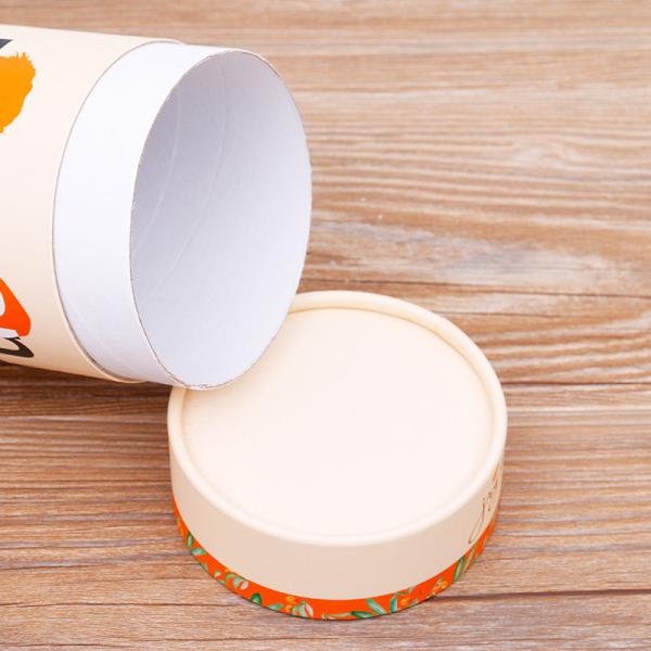 Do tubo amigável do papel do cartão de Eco cilindro de empacotamento da caixa para o empacotamento da camisa das peúgas T