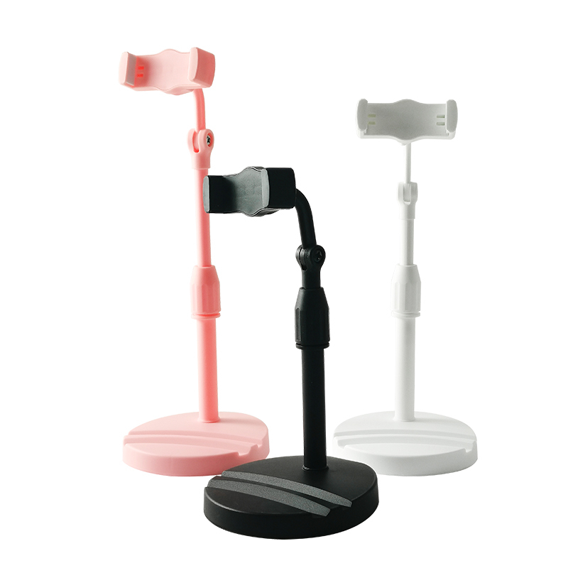 360° Rotation Dual Slot Phone Desktop Stand Adjustable Height