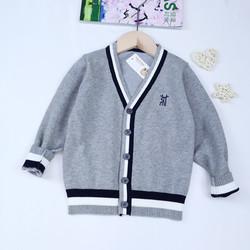 In Stock 90-150 Size Old Fall Winter Kids Toddler Cardigans Baby Boys Buttons Knit Coat Toddler Sweaters