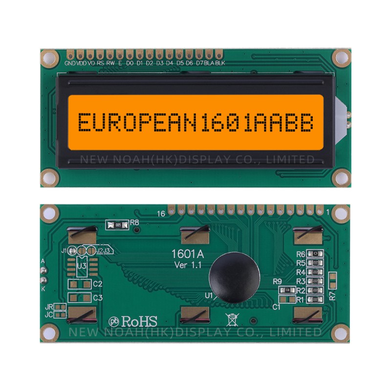 European Gray Film 1601A Liquid Crystal Display 16*1 Monochrome Screen