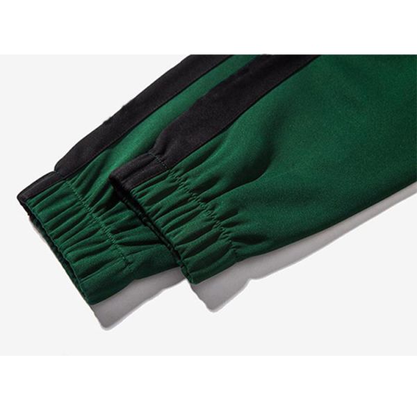 Side Striped Printing Mens Leisure Pants / Gym Casual Sports Pants Quick Dry