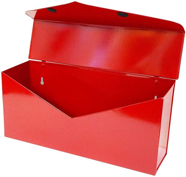 Wall Mount Locking Mailbox Waterproof Iron Mental Address Numbers Mail Box Outdoor