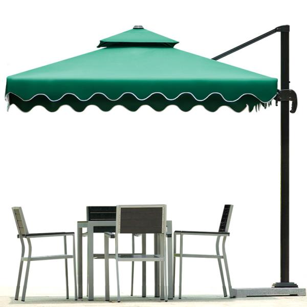 8 Aluminium Ribs Large Garden Parasol 3m Garden Umbrella OEM