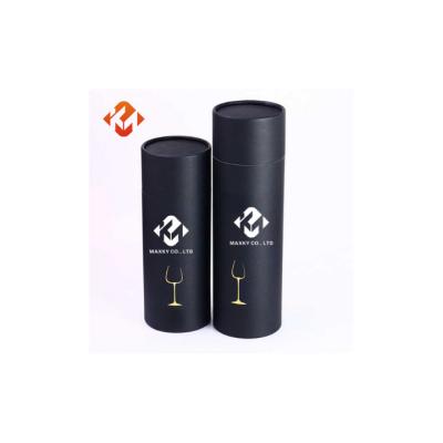 Biodegradable Wine Tube Gift Box Customize Environmental Protection
