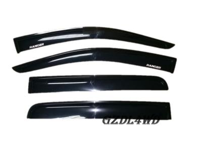 O plástico acrílico preto da viseira de Sun da janela de carro da guarda florestal T6 de Ford com elevação lustrou/brilhando