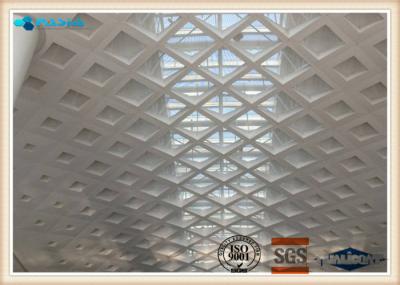 Hooked Metal Expansion Aluminum Ceiling Grid Aluminum Veneer Sheets Anti - Wear