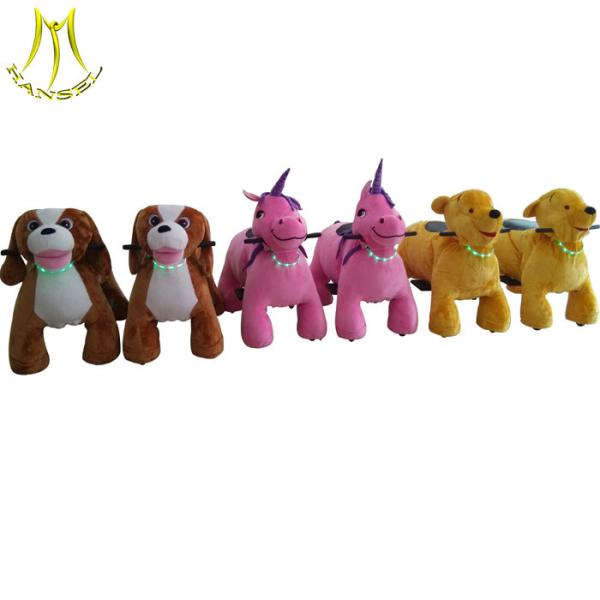 Hansel wholesale animals battery cars electric plush animal toy rides