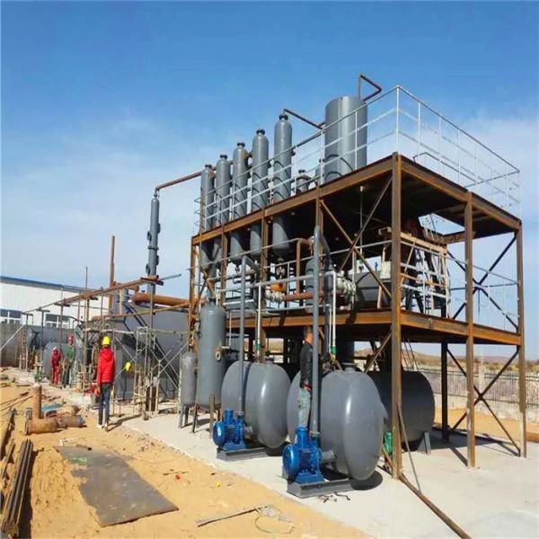 10Ton Waste Engine Oil / Motor Oil Recycling To Diesel Machine Used Oil Purification And Filtering Equipment