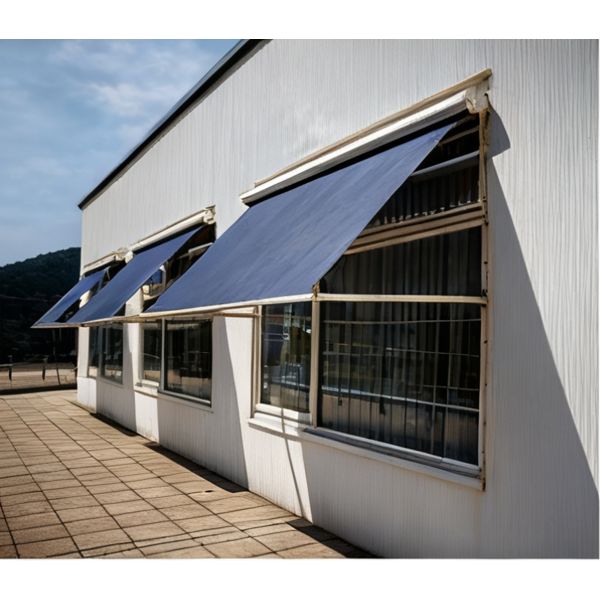 Commercial Grade Street Cafe Awning Waterproof Fabric with Custom Printing