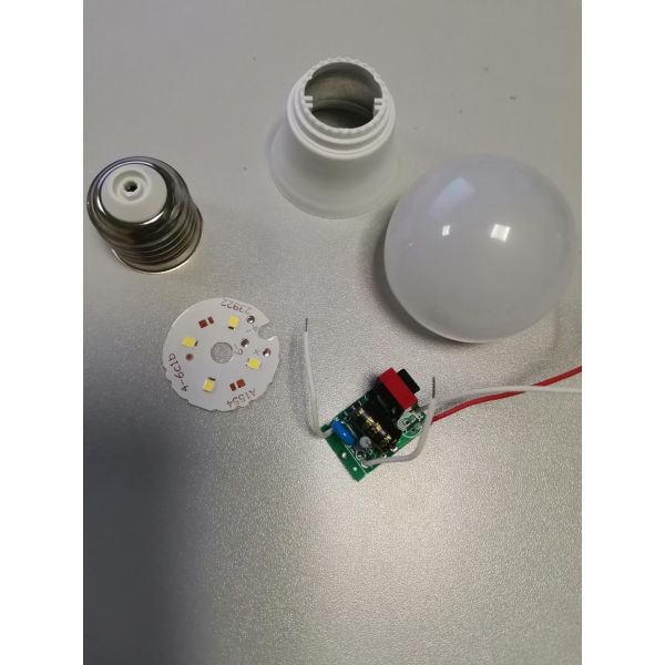 Skd Led Bulb A60 Housing Pc Cover 7W 9W 12W Led Chip Bulb Raw Materials Lumen 900LM 10%