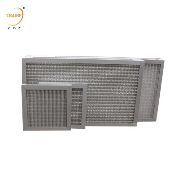 Metal Washable Corrugated Aluminum Mesh Pre Air Filter For Cleaning Equipment