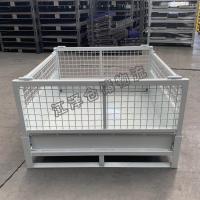 Caixa de paletes de estribo dobrável de 1000 mm de largura com rodas opcionais disponíveis