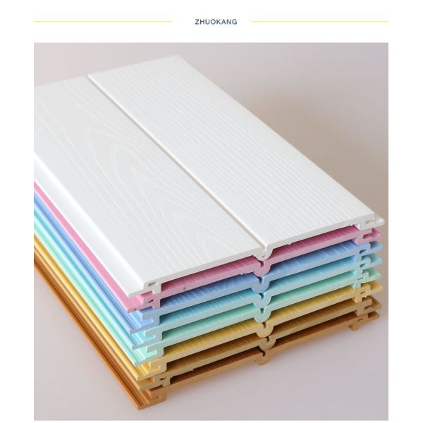 Горячие продажи тисненых водонепроницаемых и защищенных от насекомых панелей для внутренних стен WPC