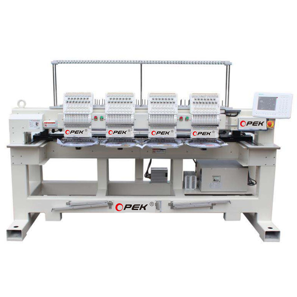 OPEK 6 Heads Embroidery Machine Computerized High Speed  Embroidery Making Sale Price