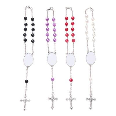 Bracelet au rosaire de sublimation Cadeaux personnalisés pour l'impression photo de sublimation