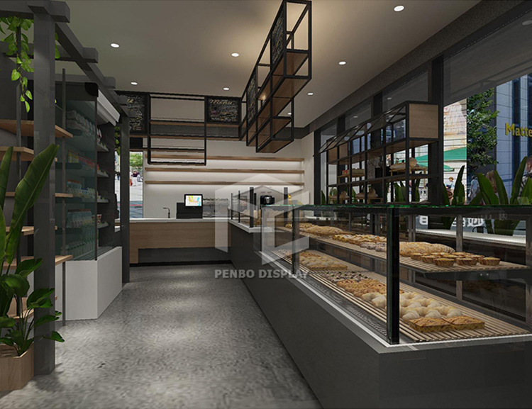 Кофейня ODM показывает брызги MDF 20mm покрашенные с галоидом металла