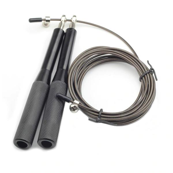 Heavy Steel Wire Speed Jump Rope , Gym Skipping Rope For Boxing MMA Training Equipment