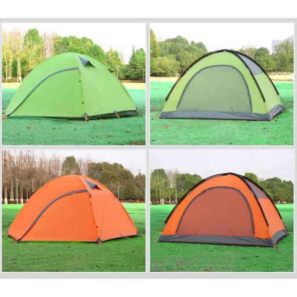Ultralight 3-4 Person Aluminum Alloy Poles Camping Tent(HT6011)
