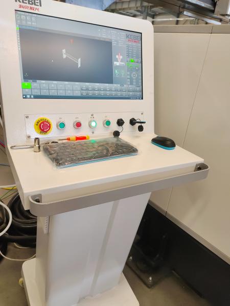 1200 mm largeur de coupe H faisceau machine de découpe laser avec Ec-Ophit tête laser et ± 0,03 mm de précision de positionnement